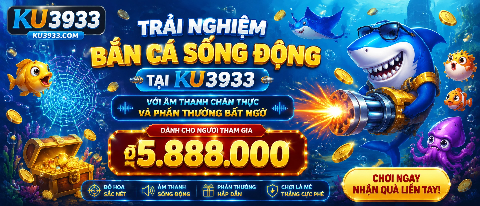 Arcade Fish Shooter game card
