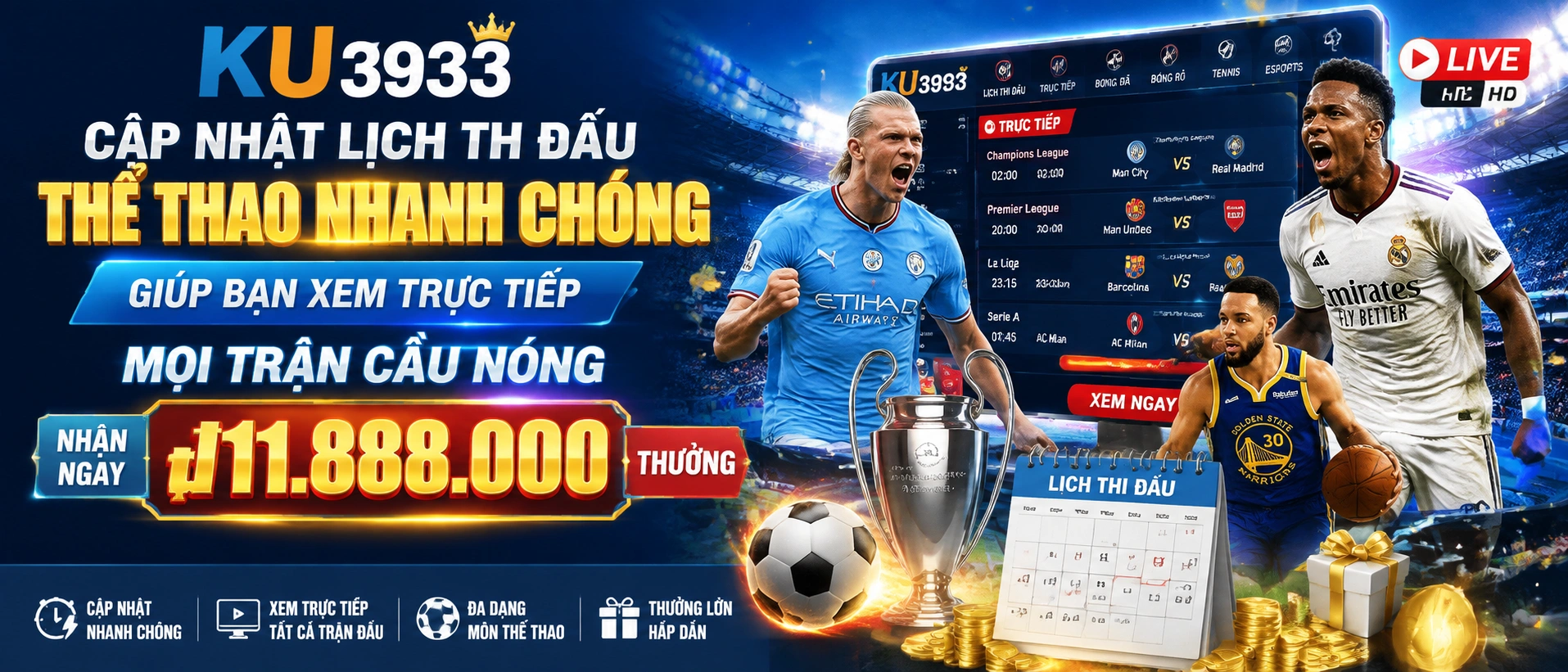 Trải nghiệm thể thao trên điện thoại